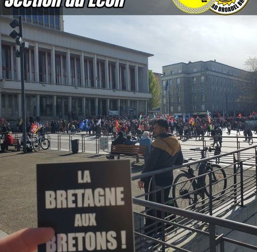 Brest : des militants nationalistes présents pour le défilé du 1er mai