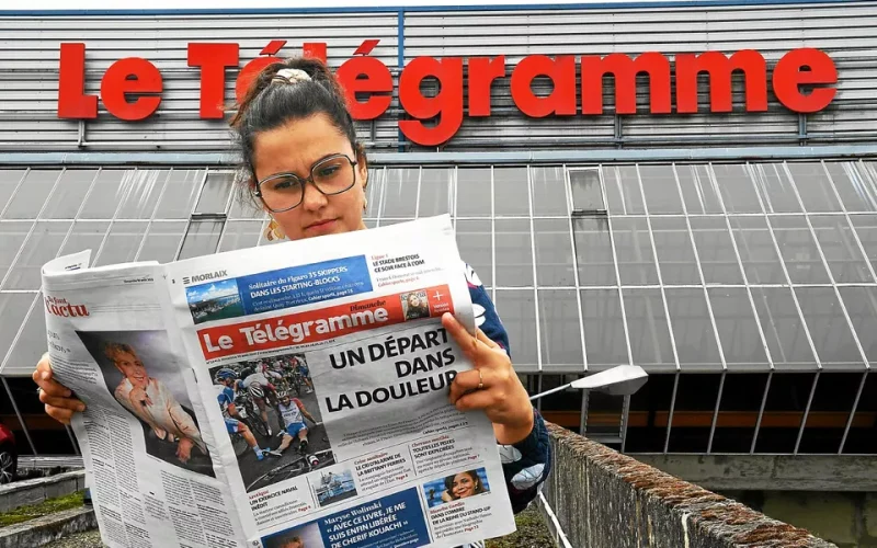 Accélération en 2023 de l&rsquo;effondrement du lectorat du média d&rsquo;état français « Le Télégramme »