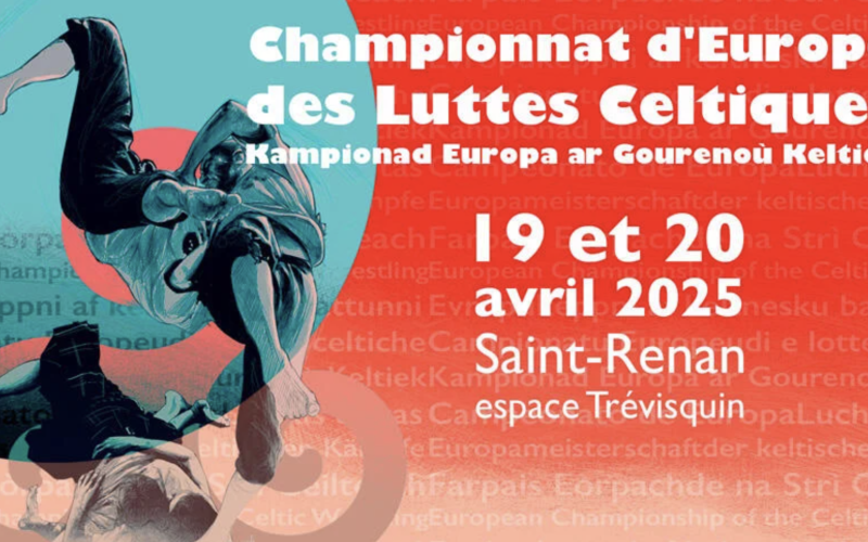 Championnats d&rsquo;Europe de Luttes Celtiques : St-Renan accueille les meilleurs lutteurs européens le 19 et 20 avril 2025.