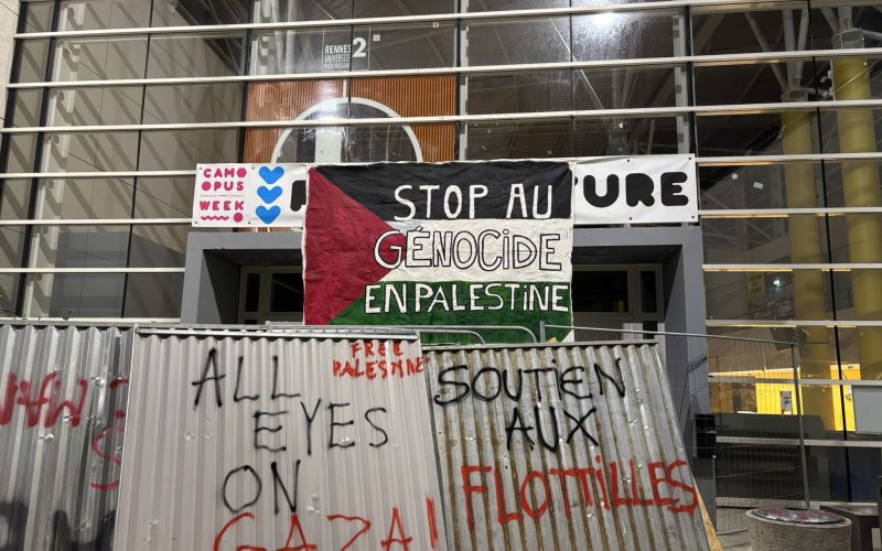 L&rsquo;université de Rennes 2 bloquée par militants proches de la députée LFI Marie Mesmeur en « soutien à la Palestine »