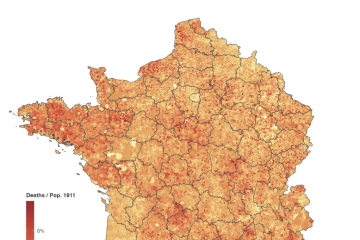 200 000 Bretons tués en 1914-1918 : la carte accablante des Bretons tués en première ligne par l&rsquo;État français
