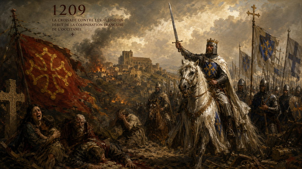 Histoire de la colonisation française de l&rsquo;Occitanie (partie 1) : L’Occitanie florissante et le choc de 1209