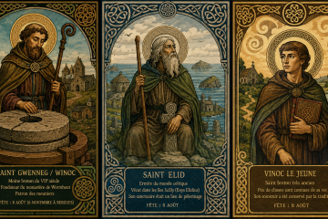 Les saints bretons du 8 août : Gwenneg, Elid et Vinoc le Jeune