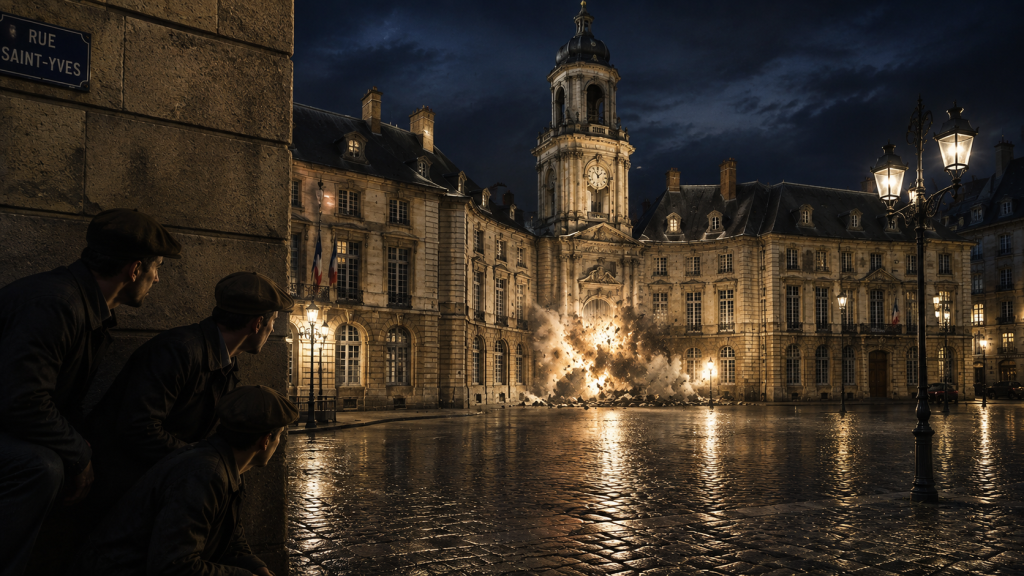 Emsav : 7 août 1932, destruction du monument de l&rsquo;annexion de la Bretagne par le groupe armée Gwenn ha Du
