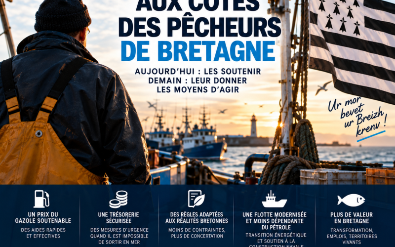 Crise de la pêche : le PNB veut rendre à la Bretagne la maîtrise de sa politique maritime