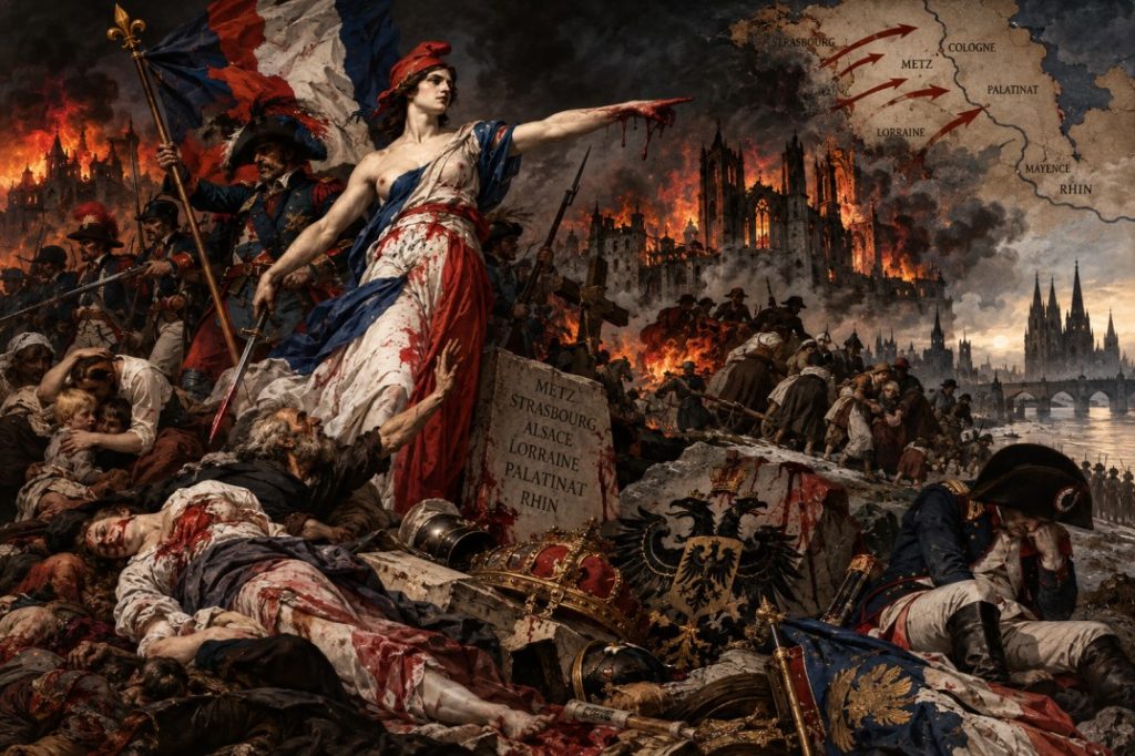 Mille ans d&rsquo;impérialisme français à l’Est : conquêtes, destructions et revers dans le monde germanique